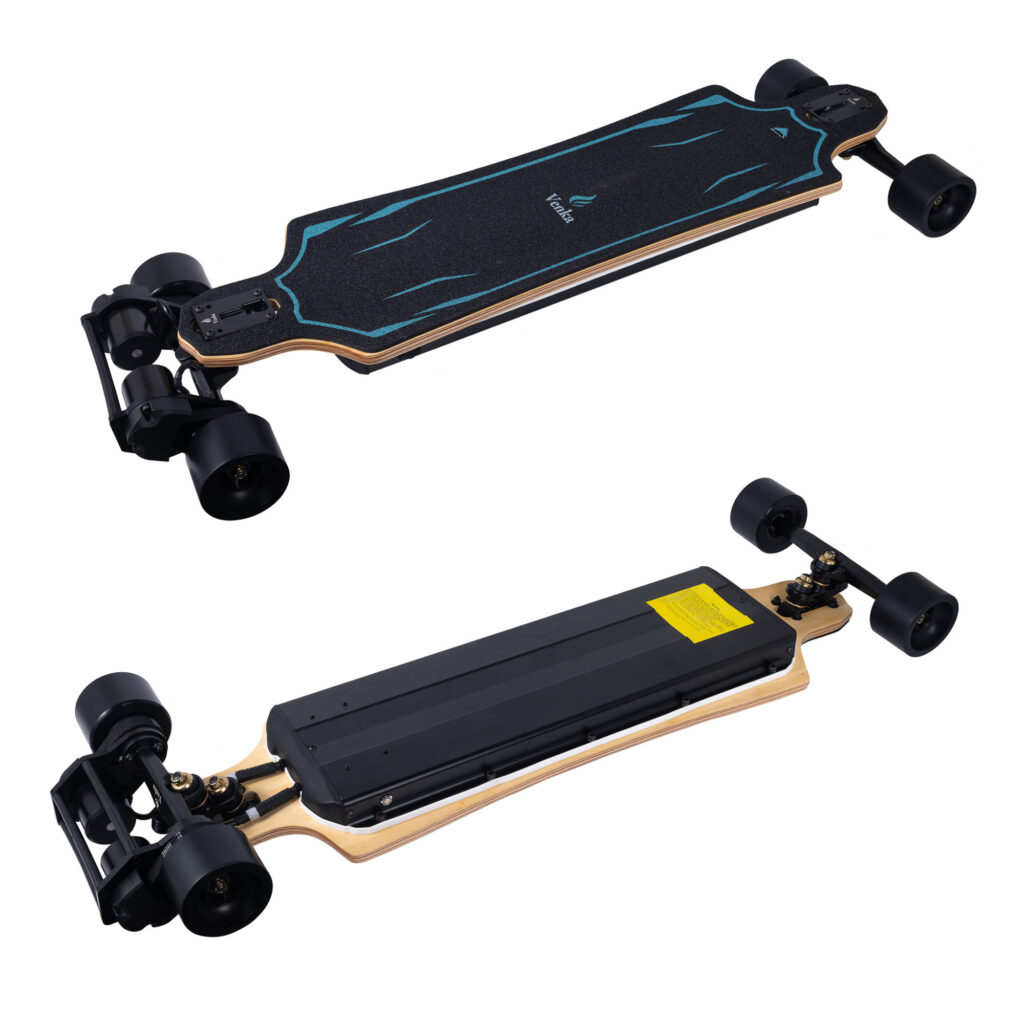 Venka Nova electric skateboard with 90mm street wheels